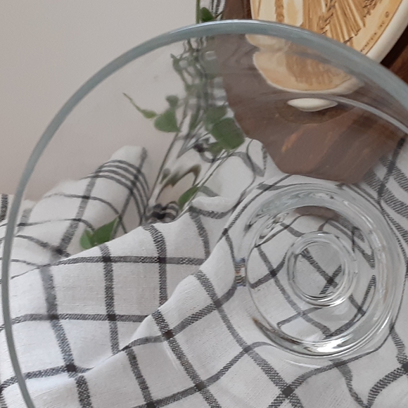 M. Kamenstein Wheat Bread Plate Wood Base Glass Cloche Dome Charcuterie Board - Picture 12 of 16